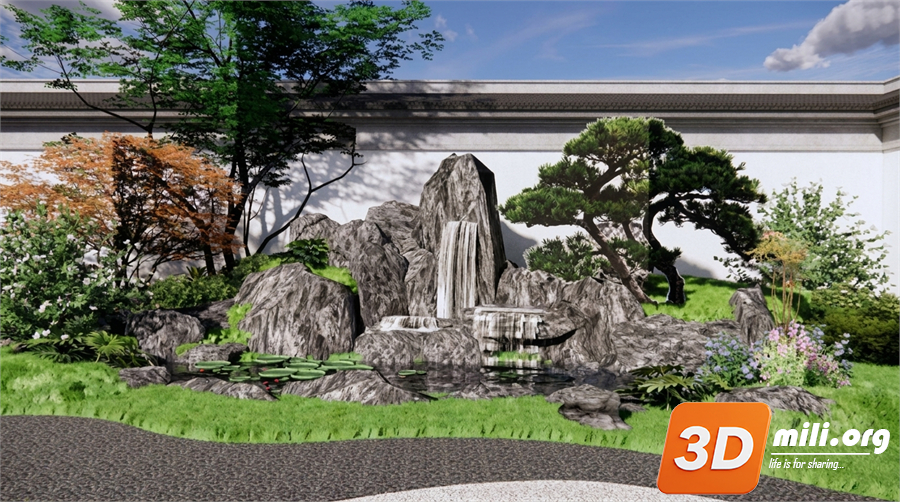 Mini Garden Skp Files 